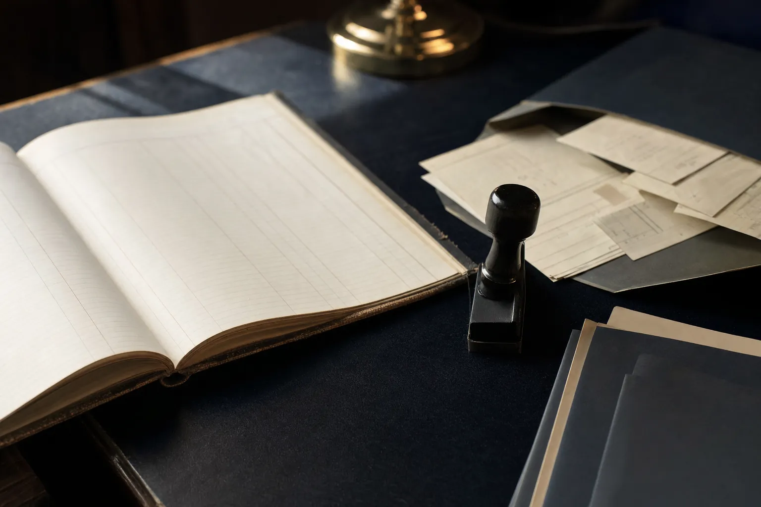 Documentos y apuntes sobre un escritorio